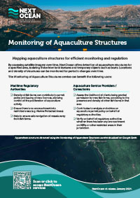 Monitoring of Aquaculture Structures fact sheet